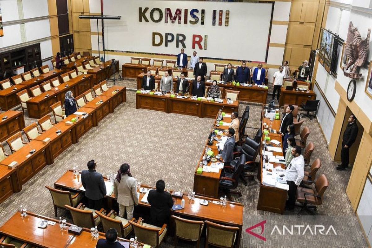 Komisi III: Pengumuman uji kelayakan Capim-Cadewas KPK Kamis pagi